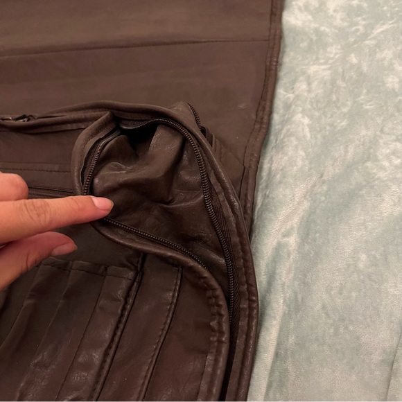 Monarch Luggage Company Leather Briefcase Computer Bag - Picture 3 of 7